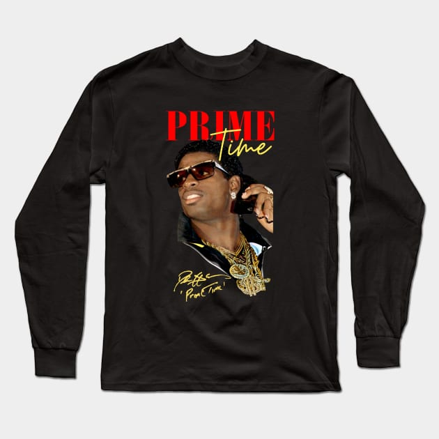 Deion Sanders // Prime Time Long Sleeve T-Shirt by gulymaiden